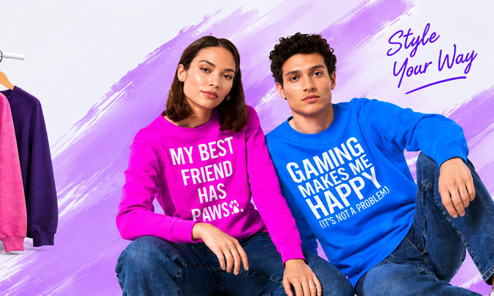 Sweatshirts are now available in our evergoing collection!